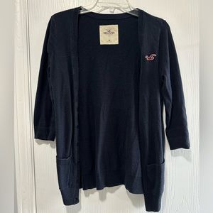 Hollister navy blue sweater size medium - good condition